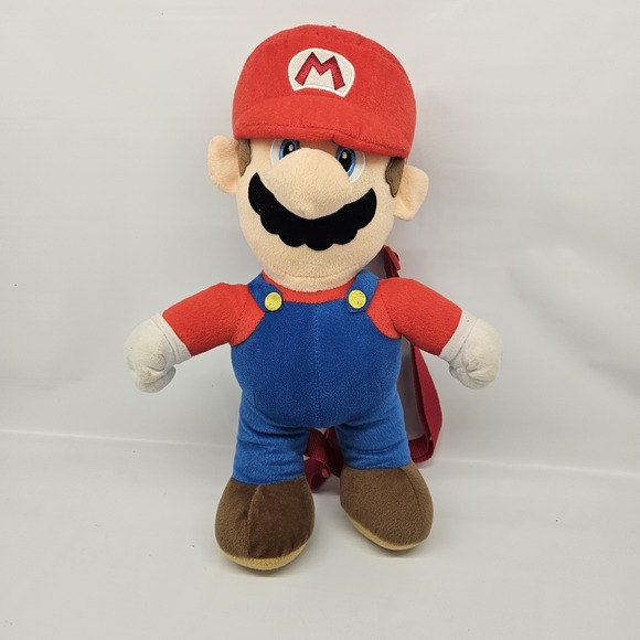 Nintendo Other - Super Mario Bros. Mario 18" Plush Backpack Nintendo Official Product